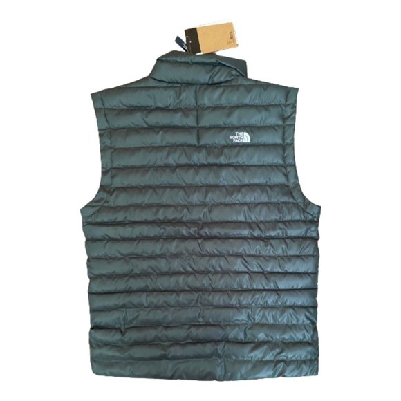 NWT The North Face Men's Stretch Down Vest Olive Green Size Small - Picture 3 of 11